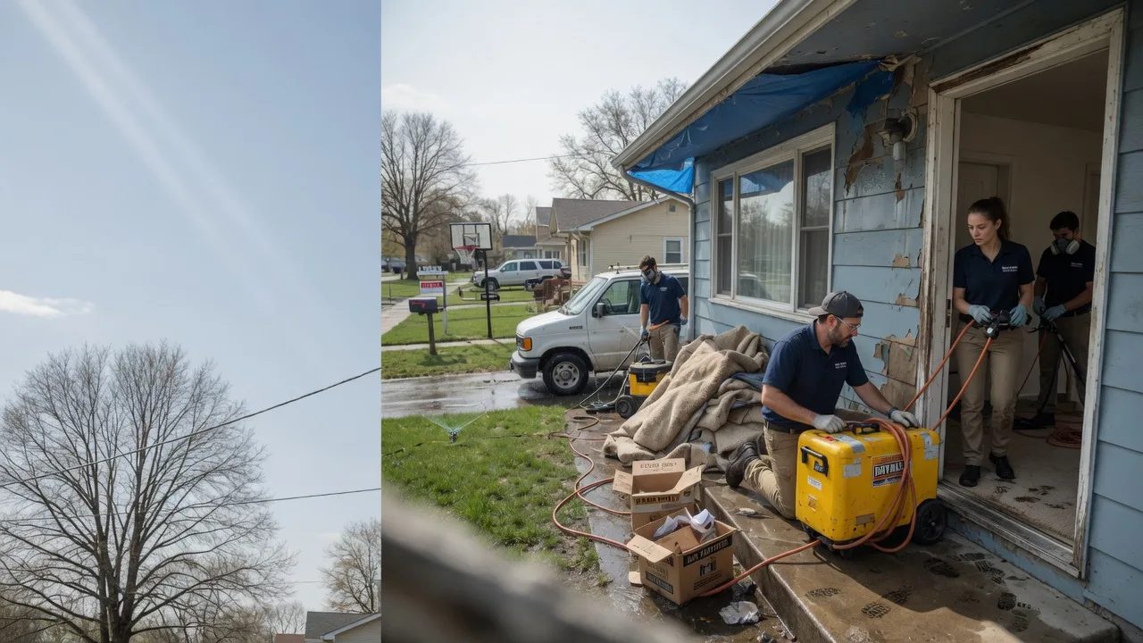 Basement Flood Cleanup in Checotah, OK near me